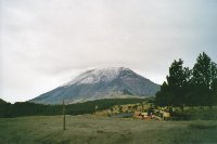 Sopka Popocatepetl, foceno z Cort�zova sedla | Mexiko