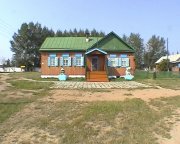 Jedna z budov �koly, Ulan Ude, Rusko